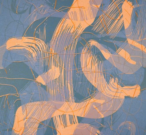 Orange, bleu ciel